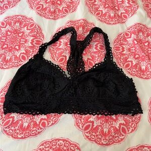 Aerie Black Lace Bandeau